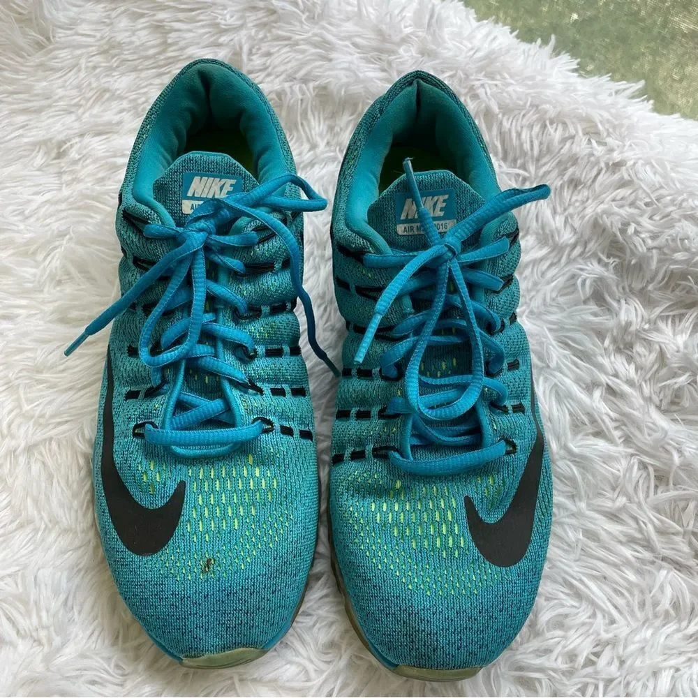 NIKE AIR MAX 2016 blue sneaker shoes‎ size 7 Youth 807236-400